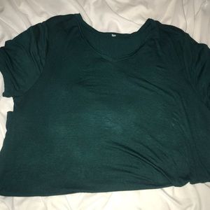 Emerald Green Vneck